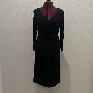 Moa Moa black wrap dress